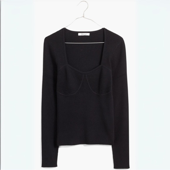 Madewell Wide Rib Sweater Top NWT XXS - Picture 2 of 5